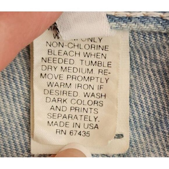 Vintage 80s Zip Ankle Light Wash Jeans Women Size 3 Blue High Waist - Picture 8 of 9